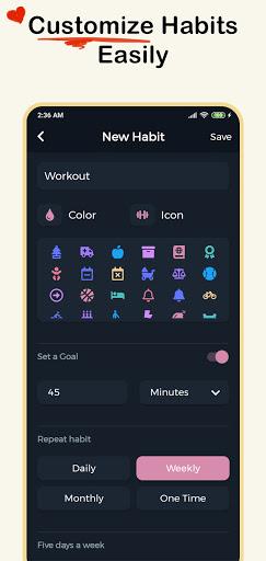 Habit۳۶۰ Habit Tracker & To-do - عکس برنامه موبایلی اندروید