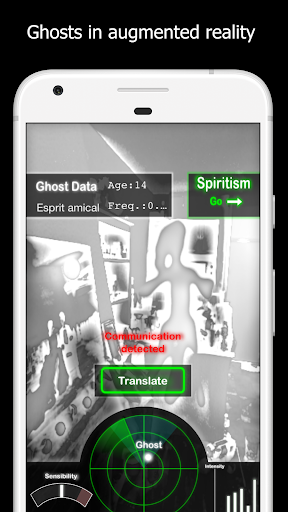 Ghost Observer 👻 simulated ghost detector & radar - عکس برنامه موبایلی اندروید