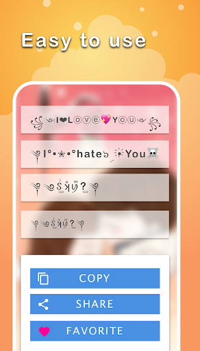Cool Symbols & Characters - عکس برنامه موبایلی اندروید