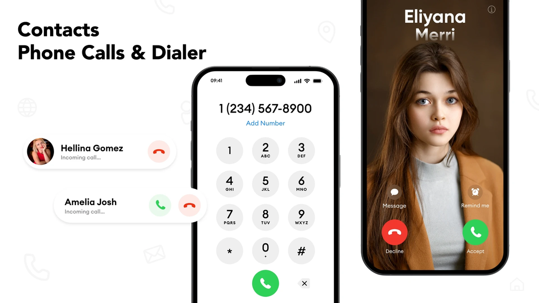 Contacts: Phone Calls & Dialer - عکس برنامه موبایلی اندروید
