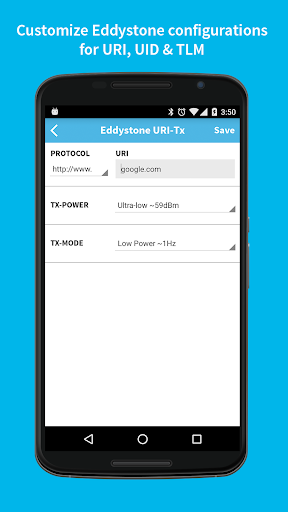 BLE Scanner (Connect & Notify) - Image screenshot of android app