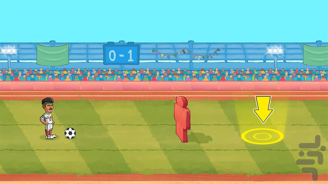 توی دروازه - عکس بازی موبایلی اندروید