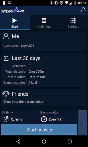 Run-log.com - Image screenshot of android app