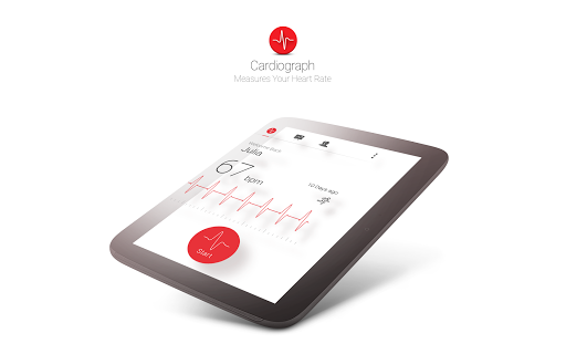 Cardiograph - Heart Rate Meter - Image screenshot of android app