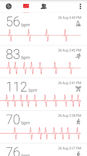 Cardiograph - Heart Rate Meter - Image screenshot of android app