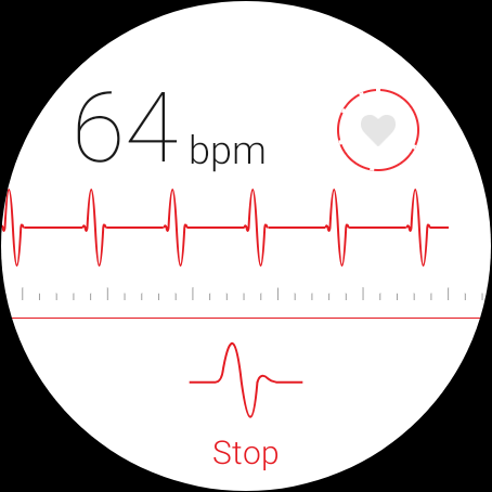 Cardiograph - Heart Rate Meter - Image screenshot of android app