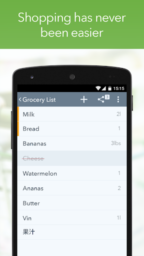 MyGrocery: Shared Grocery List - عکس برنامه موبایلی اندروید