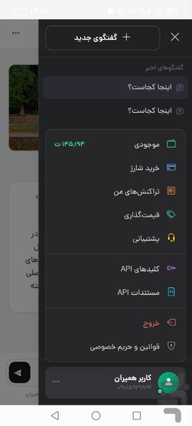 هوش مصنوعی همیران - عکس برنامه موبایلی اندروید