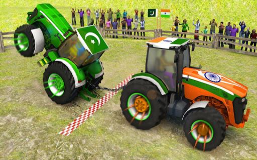 Pull Tractor Games: Tractor Driving Simulator 2019 - Gameplay image of android game