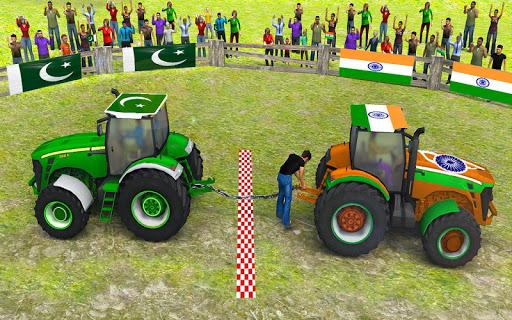 Pull Tractor Games: Tractor Driving Simulator 2019 - Gameplay image of android game