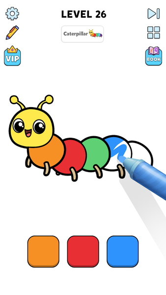 Coloring Games Draw & Relax - Gameplay image of android game