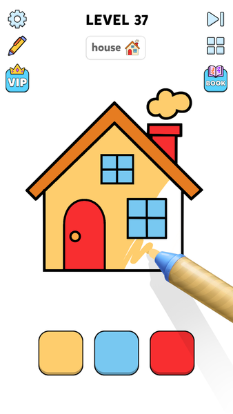 Coloring Games Draw & Relax - Gameplay image of android game