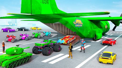 Superhero Car Transport Truck - عکس برنامه موبایلی اندروید