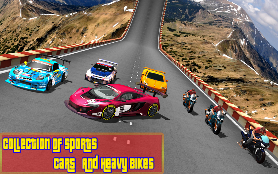 Car vs. Heavy Bike Racing - عکس بازی موبایلی اندروید