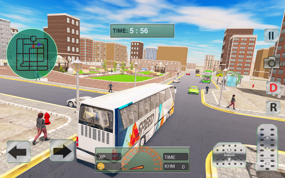 Bus Simulator : Real Bus Games - عکس بازی موبایلی اندروید