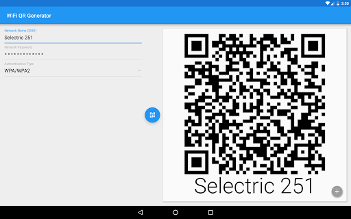 Wifi QR Code Generator - عکس برنامه موبایلی اندروید