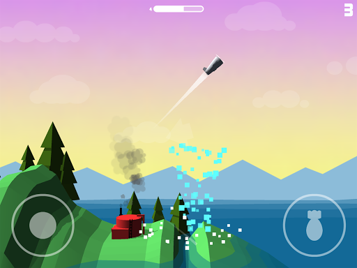 Bomber Ace: WW2 war plane game - Gameplay image of android game