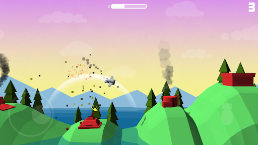 Bomber Ace: WW2 war plane game - Gameplay image of android game