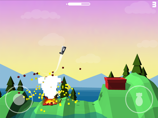 Bomber Ace: WW2 war plane game - Gameplay image of android game