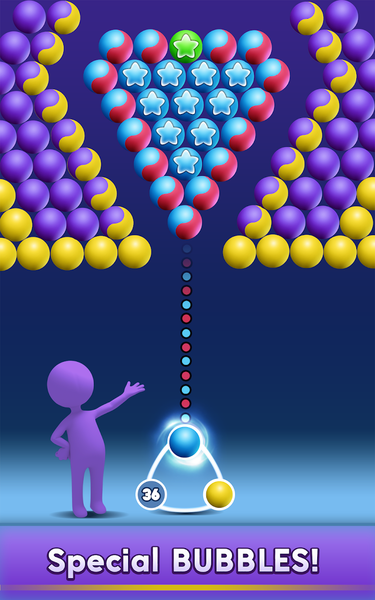 Bubble Shooter Pro ۲۰۲۵ - عکس بازی موبایلی اندروید