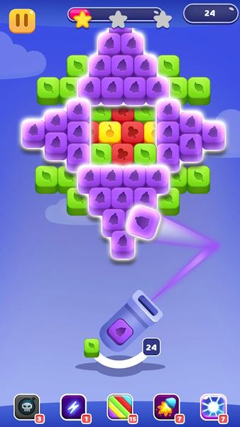 Bubble Shooter Rainbow 2024 - Gameplay image of android game