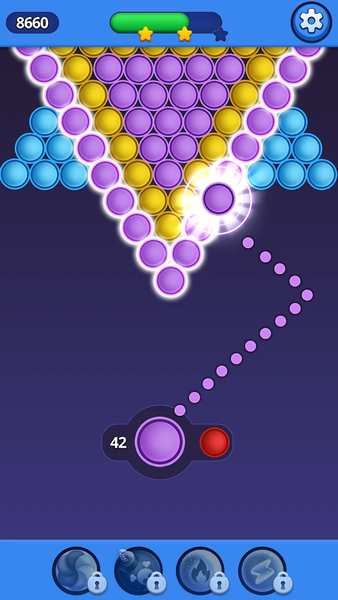 Bubble Shooter Relaxing Game - Gameplay image of android game