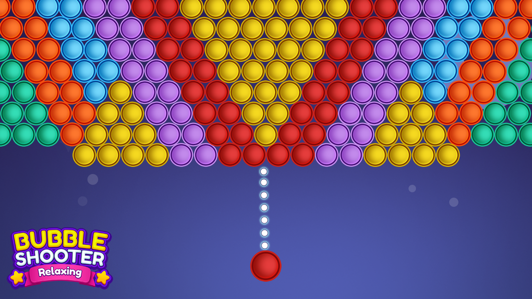 Bubble Shooter Relaxing Game - Gameplay image of android game