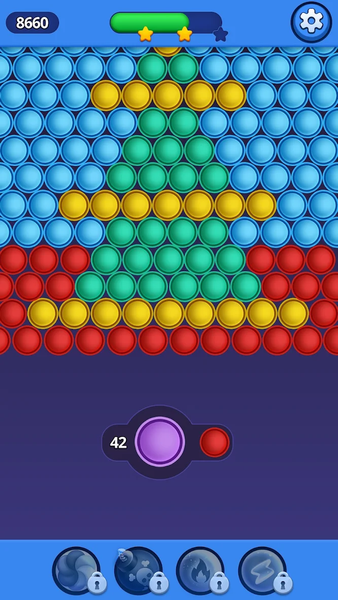 Bubble Shooter Relaxing Game - Gameplay image of android game