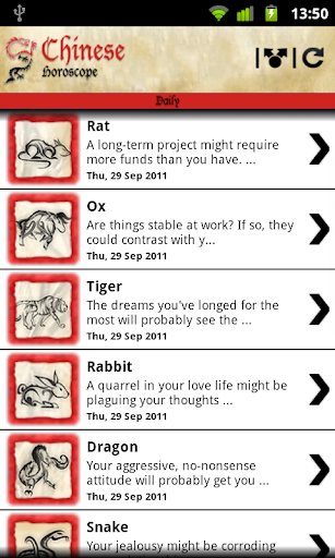 Chinese Horoscope ™ - Image screenshot of android app