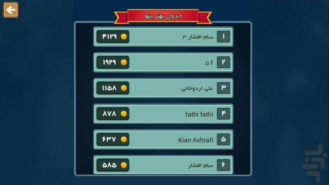 بازی ریاضی نبرد دریایی،آموزش مختصات - عکس بازی موبایلی اندروید