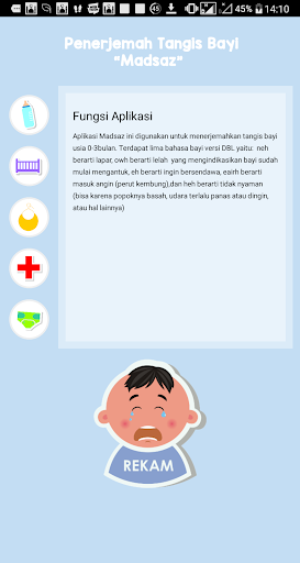 Madsaz Baby Cry Translator (Pe - Image screenshot of android app