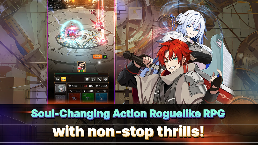 The Changers : Class Up RPG - Gameplay image of android game