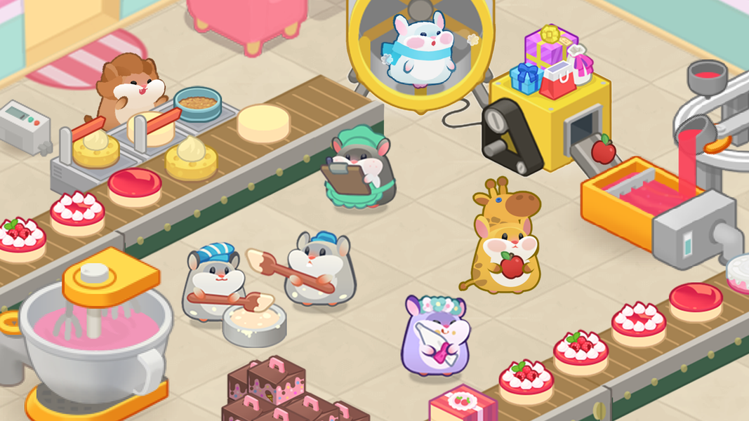 Hamster cake factory - عکس بازی موبایلی اندروید