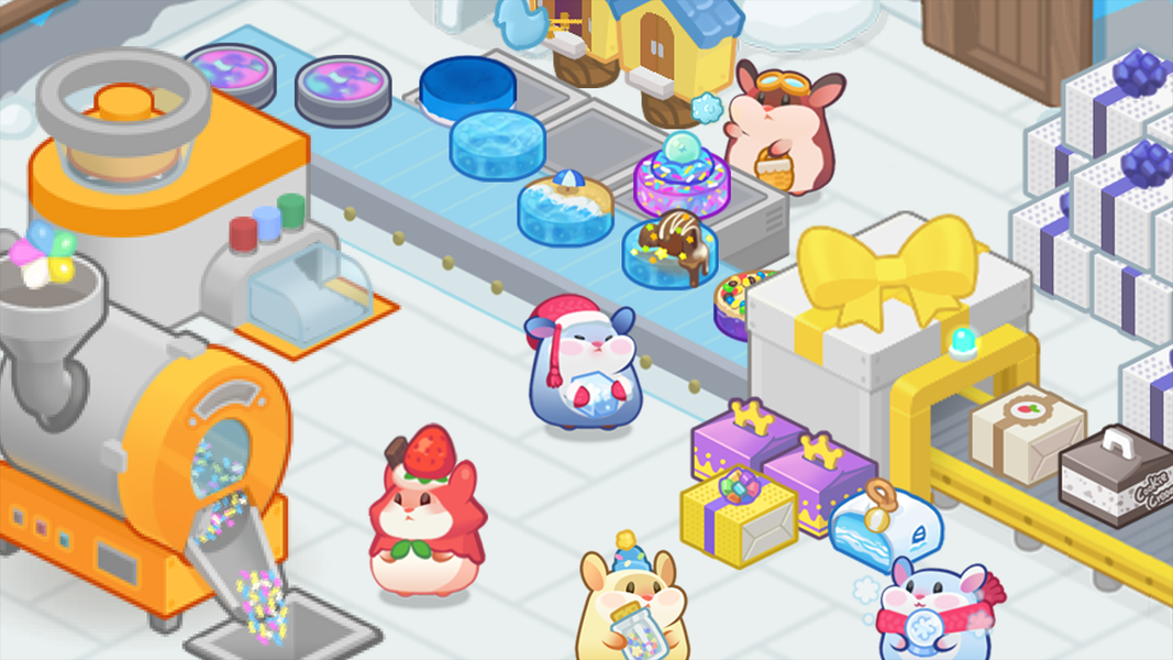 Hamster cake factory - Gameplay image of android game