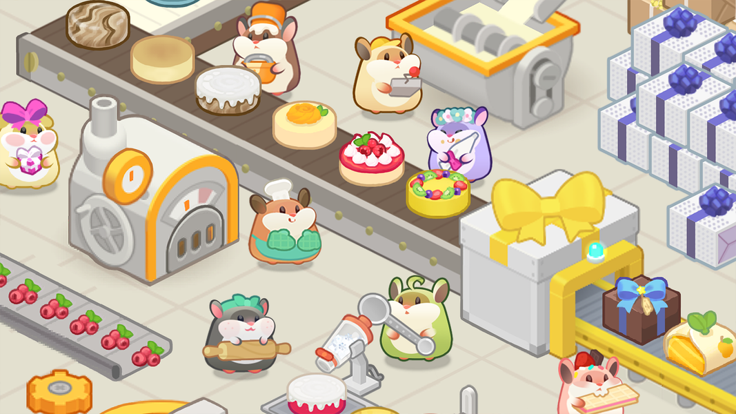 Hamster cake factory - Gameplay image of android game