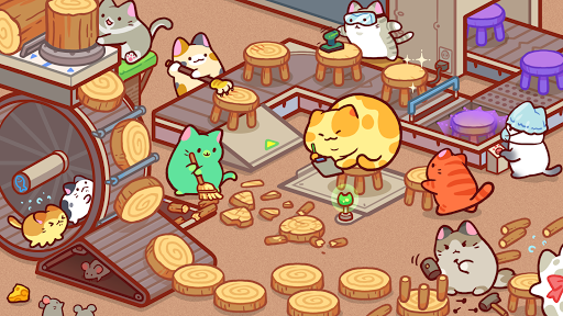 Kitty Cat Tycoon - Gameplay image of android game