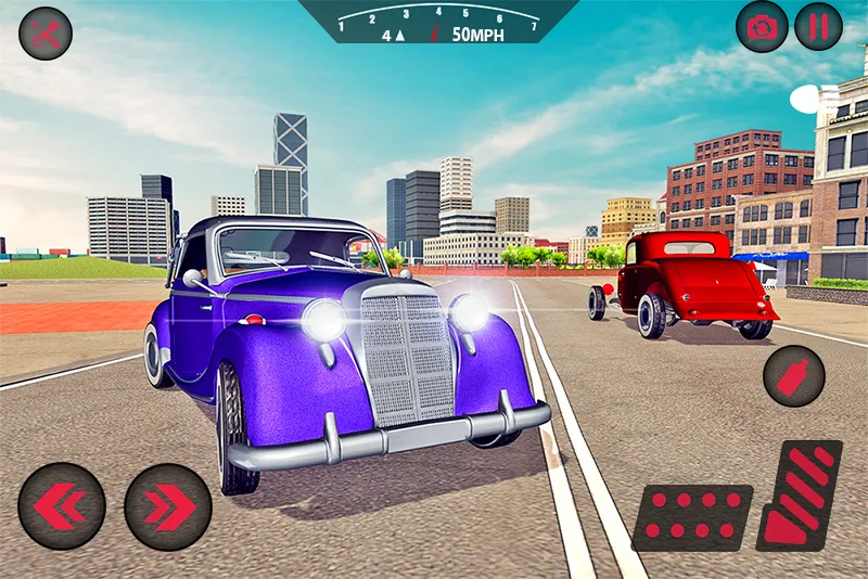 Classic Car Driving: Car Games - عکس بازی موبایلی اندروید