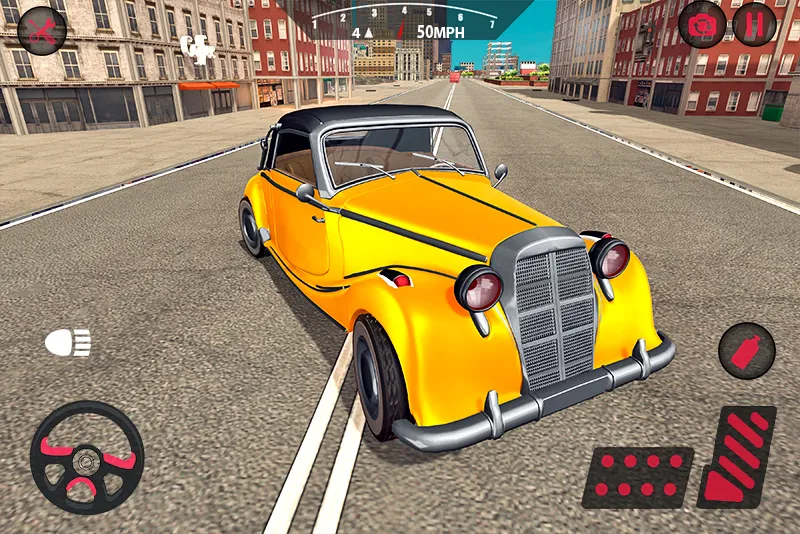 Classic Car Driving: Car Games - عکس بازی موبایلی اندروید