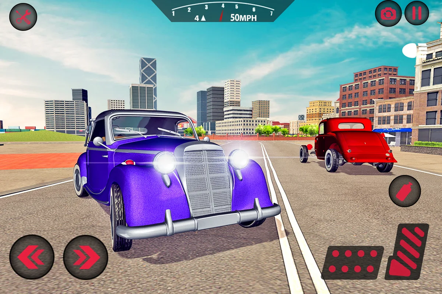 Classic Car Driving: Car Games - عکس بازی موبایلی اندروید