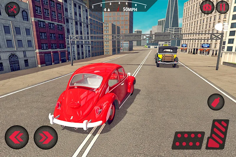 Classic Car Driving: Car Games - عکس بازی موبایلی اندروید