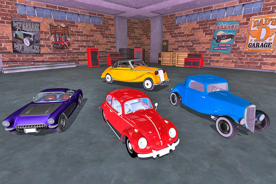 Classic Car Driving: Car Games - عکس بازی موبایلی اندروید