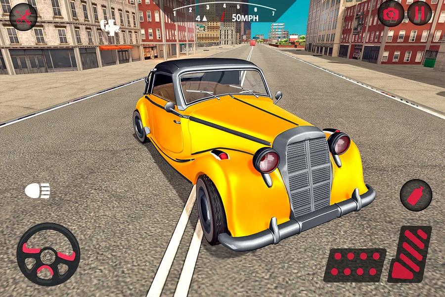 Classic Car Driving: Car Games - عکس بازی موبایلی اندروید