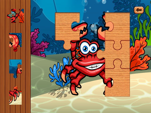 Sea Kid & Toddler Puzzle Game - Gameplay image of android game