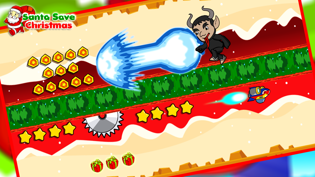 Subway Santa Claus Runner Game - عکس بازی موبایلی اندروید