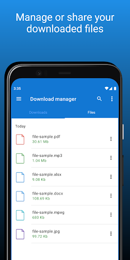 Download manager - Image screenshot of android app