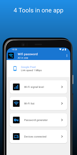 Wifi password all in one - Image screenshot of android app