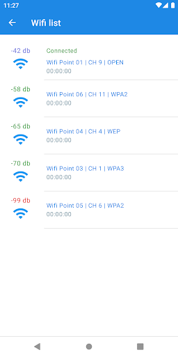 Wifi router administration - Image screenshot of android app