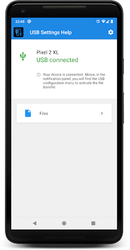 Usb settings help - Image screenshot of android app
