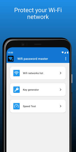 Wifi password master - Image screenshot of android app