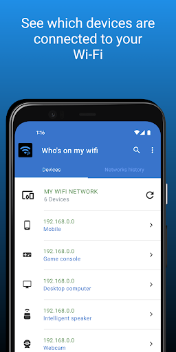 Who's on my wifi - Image screenshot of android app